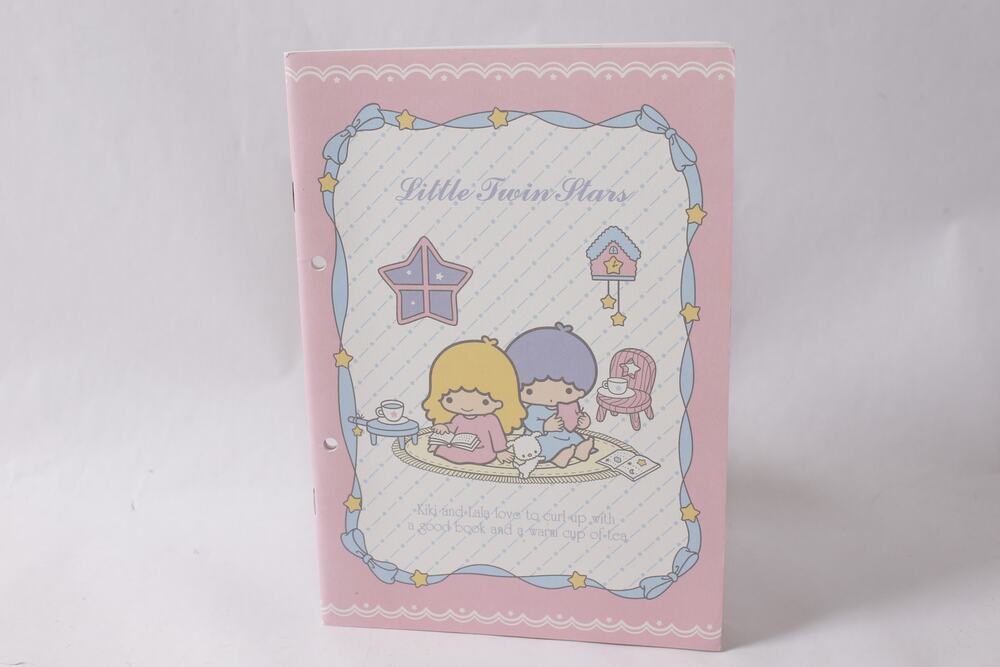 2003 Sanrio Little Twin Stars Notebook Japan Kawaii Stationery ~ 260917-WH 664